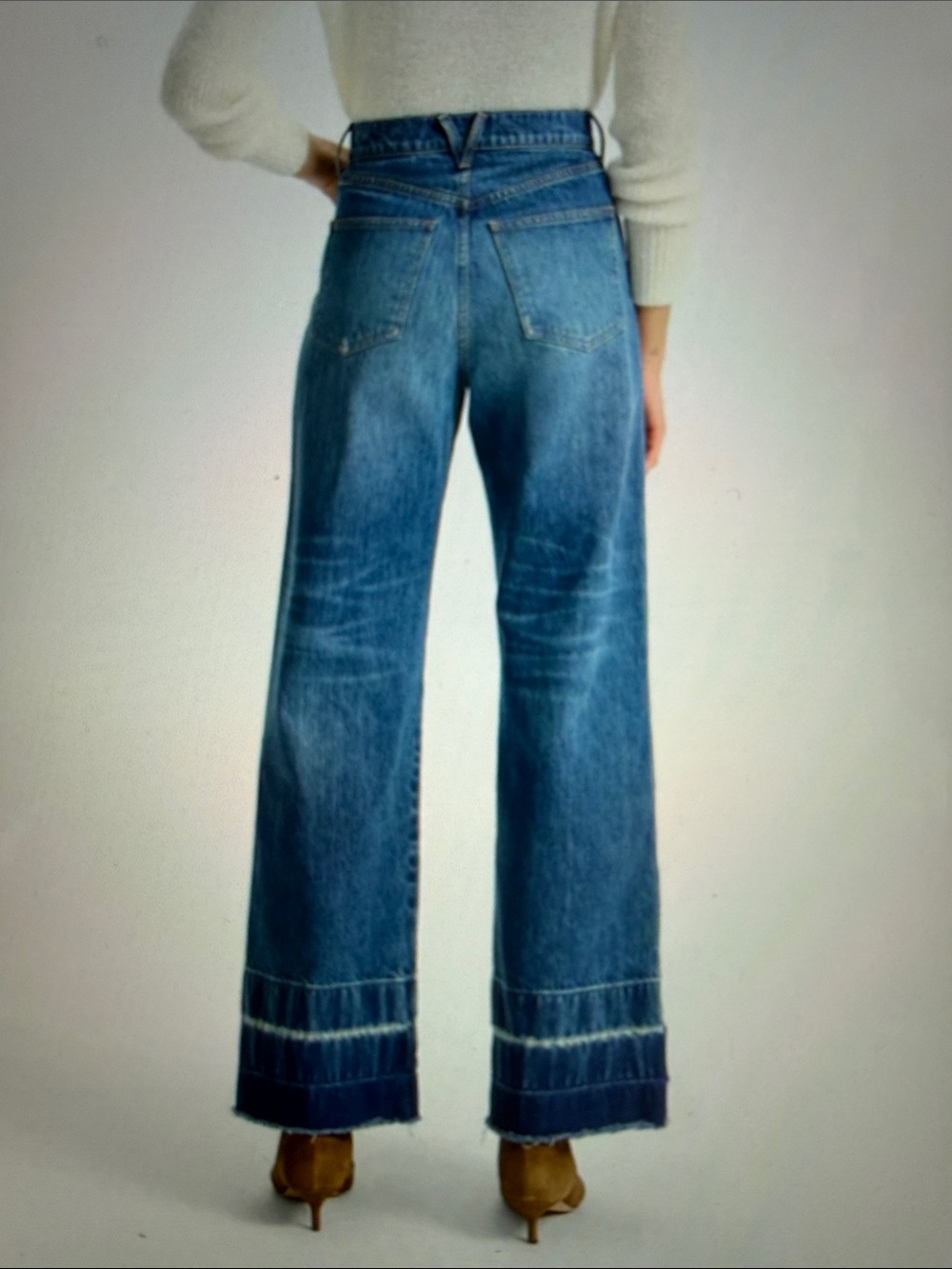 VERONICA BEARD Taylor Wide-Leg in City Blast Size 28 - Picture 2 of 8